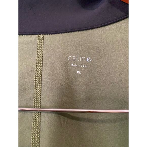 NWT Johnny Was Calme Endurance Mesh Full Zip Jacket XL Green Athletic Activewear - Picture 14 of 16